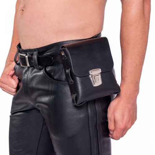 Prowler red leather belt bag - leather,