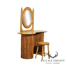 Vintage Bamboo Kidney Shape