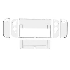 Transparent PC Hard Shockproof Protective Case Cover For Nintendo Switch OLED