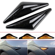 For Ford Focus Mk1 Mondeo Mk3 LED Smoked Dynamic Side Light Indicators Repeaters