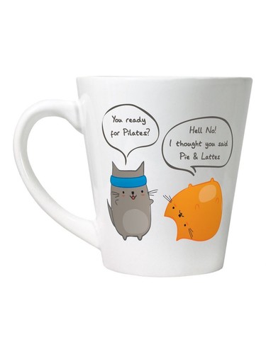 Pie lattes latte - pie, mug