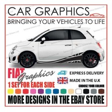 Wall Sticker Fiat 500 Abarth