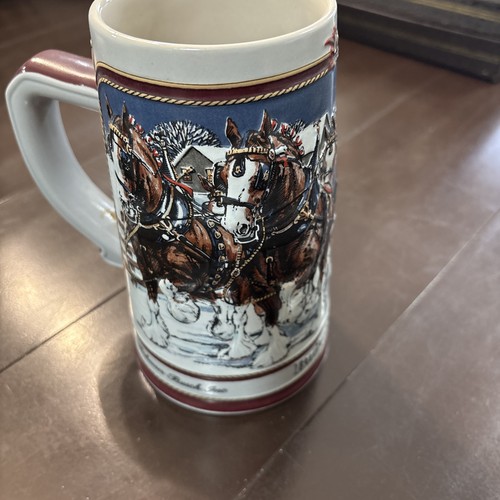Budweiser vintage 1989 holiday - vintage,