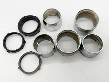 VINTAGE SET OF CHROME SILVER