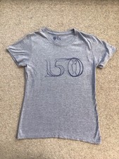 St Andrews The Open Golf 150 anniversary short sleeve grey t shirt top size L