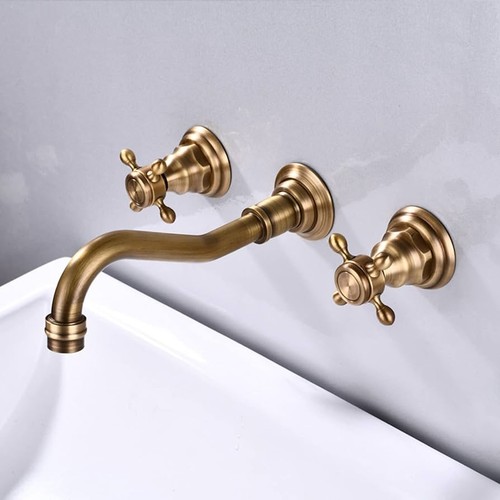 Antique brass knobs - brass, basin