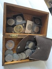Vintage British Commemorative Coin Lot 40+ Crowns BU + Box & Pouch – £400+ Value