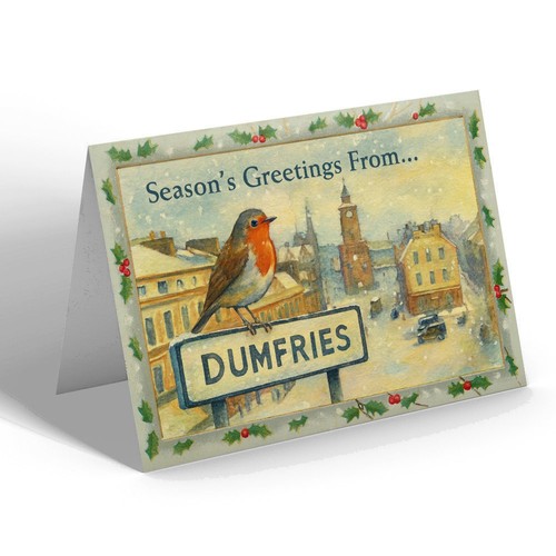 Christmas card dumfries - -,