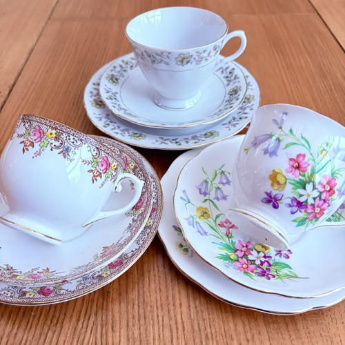 Vintage mismatched china - vintage,