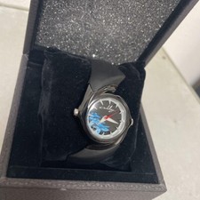 Oakley Crush 2.5 Ion Plated Black Steel lily Wrist Watch Limited Edition