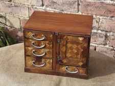 Japanese Scholars Desk / Table top cabinet with replaced parts