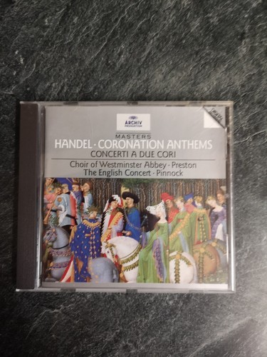 Handel coronation anthems - anthems, cd