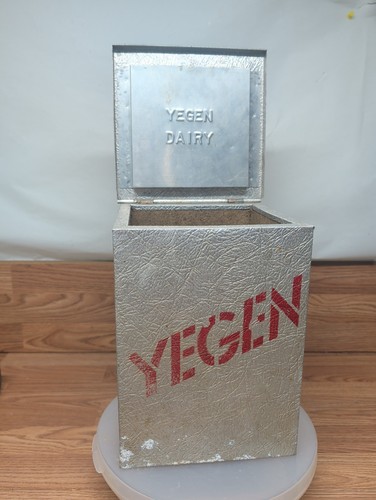 Vintage yegan dairy galvanized - vintage,