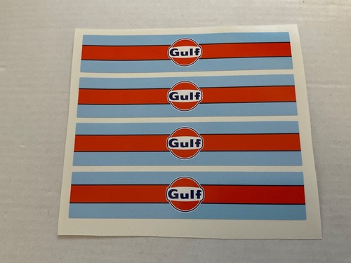 Gulf racing decals 110mm - gulf,