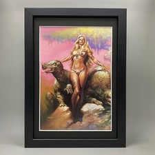 BORIS VALLEJO VINTAGE FRAMED