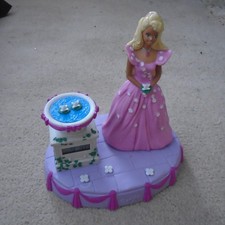 Barbie Talking Alarm Clock 1998 Zeon Mattel Vintage Working Pink Free UK P+P