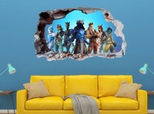 Fortnite 3D Broken Wall Effect