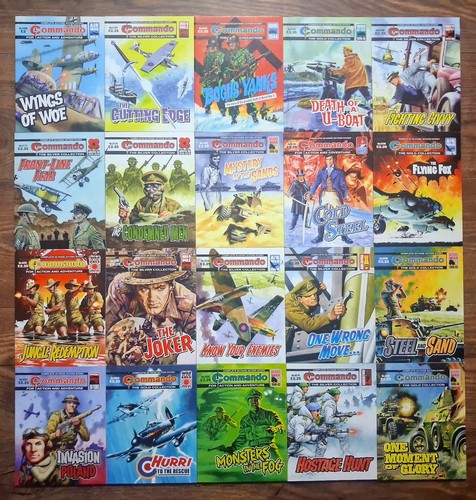 Commando comics job - comics, bundle