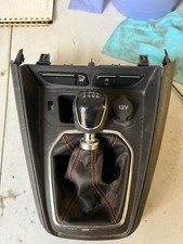 FORD TRANSIT COURIER SPORT GAITER GEAR SHIFT KNOB 6 SPEED RED STITCHING