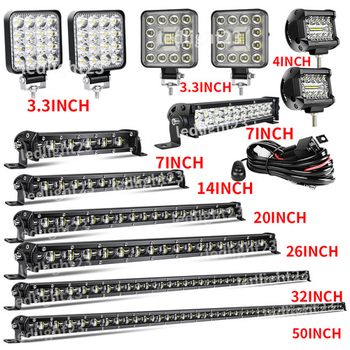 Led work light bar spot - work,