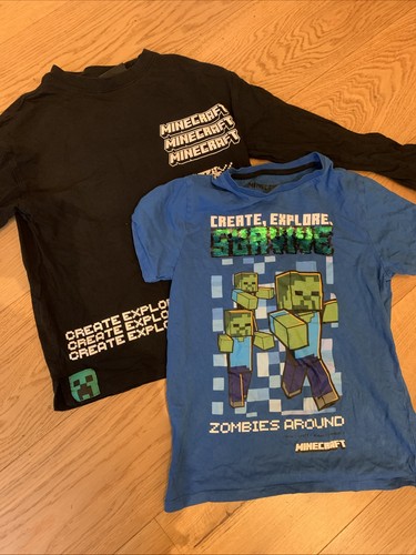 Minecraft themed shirts - t-shirts, age