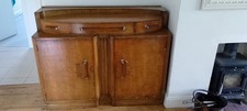 1930s wooden art deco cupboard/sideboard