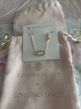 Authentic Kendra Scott X Love Shack Fancy Elisa Blue Blooming Heirloom Necklace