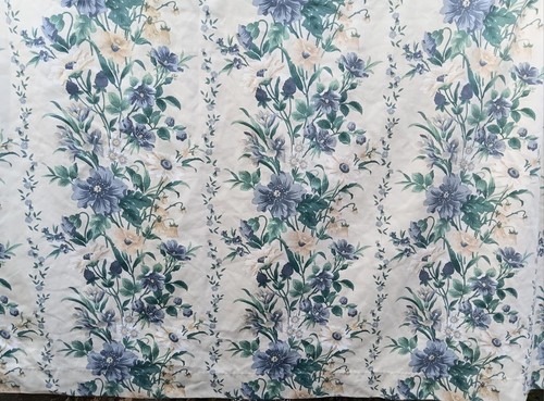 Pair lined curtains vintage - curtains,