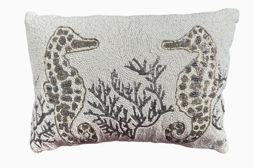 Seahorses coral reef beaded - seahorses,