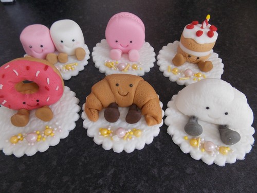 Edible fondant sugar jellycat - fondant/sugar,