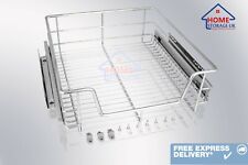PULL OUT WIRE BASKETS KITCHEN STORAGE UNIT BASE CABINET CUPBOARD 300 400 500 600