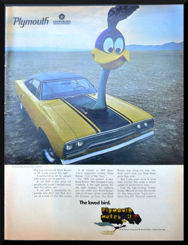 1969 plymouth road - plymouth, runner