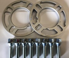 2 X 5mm ALLOY WHEEL SPACERS