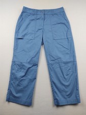 Vintage adidas Women's Size 6 w29 Blue Athletic Capri Pants