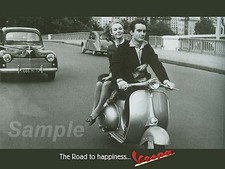 Vintage vespa advertising - advertising, a4