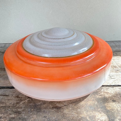 Vintage glass lampshade - vintage,