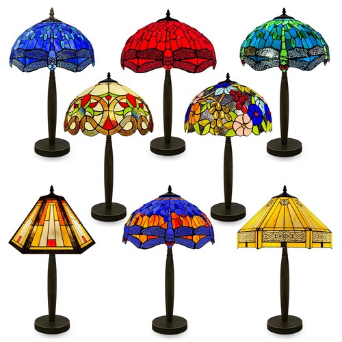 Tiffany style table - lamp, 16