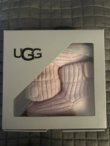Ugg slylar pink baby booties - ugg,