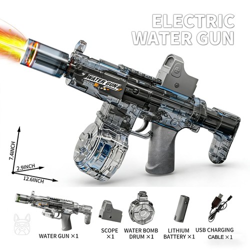 Electric water gun toy - water,