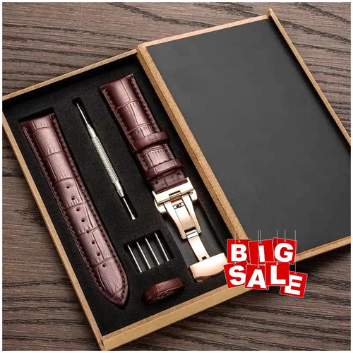 Leather watch band bracelet - band,