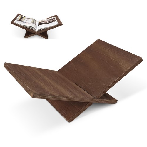Solid wooden book - solid, stand