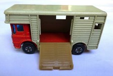 Matchbox Lesney Superfast AEC Horse Box Orange Beige Equestrian Ergomatic Cab 17