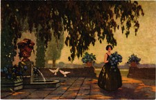 PC ARTIST SIGNED, GLAMOUR LADY