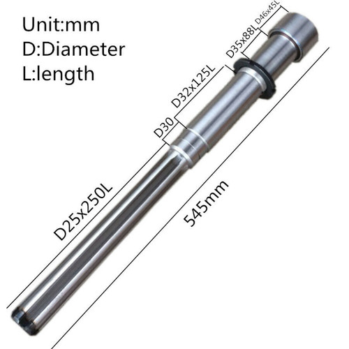 Milling machine shaft - r8,