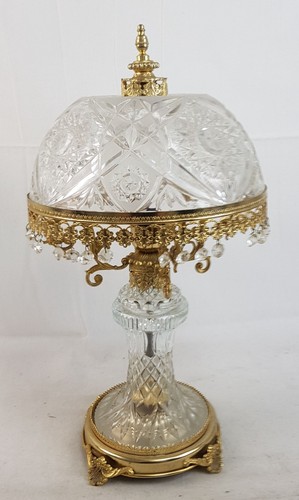 Vintage cut glass crystal - glass,