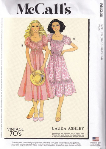 Mccalls 8358 vintage laura - 8358,