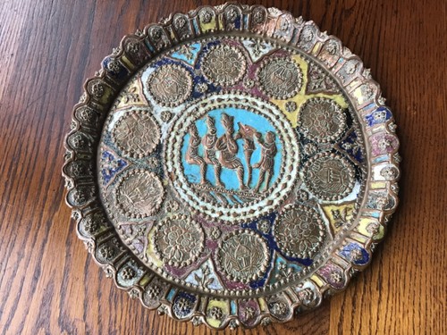Persian antique enamelled - antique,