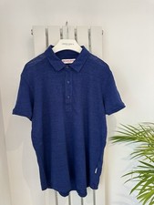 Orlebar Brown Large Navy Linen