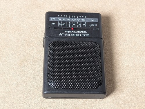 Vintage realistic stereo - realistic,