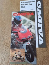 CAGIVA 1996 MODELS SALES BROCHURE AND PRICE LIST ,  MITO ,750E, 900E, W16